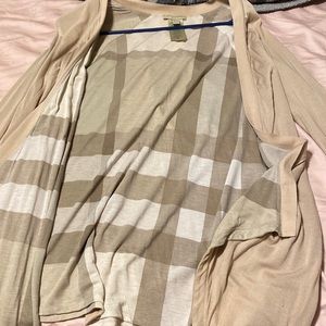 Nude Burberry Cardigan